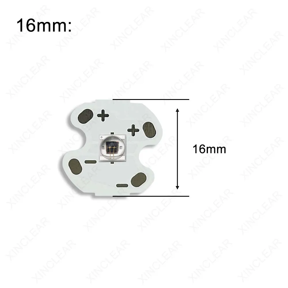 10pcs LED Lamp Beads Deep Infrared IR 850nm 940nm SMD3535 Ceramics Chip With PCB Plate For Security Monitoring Night Vision Scan