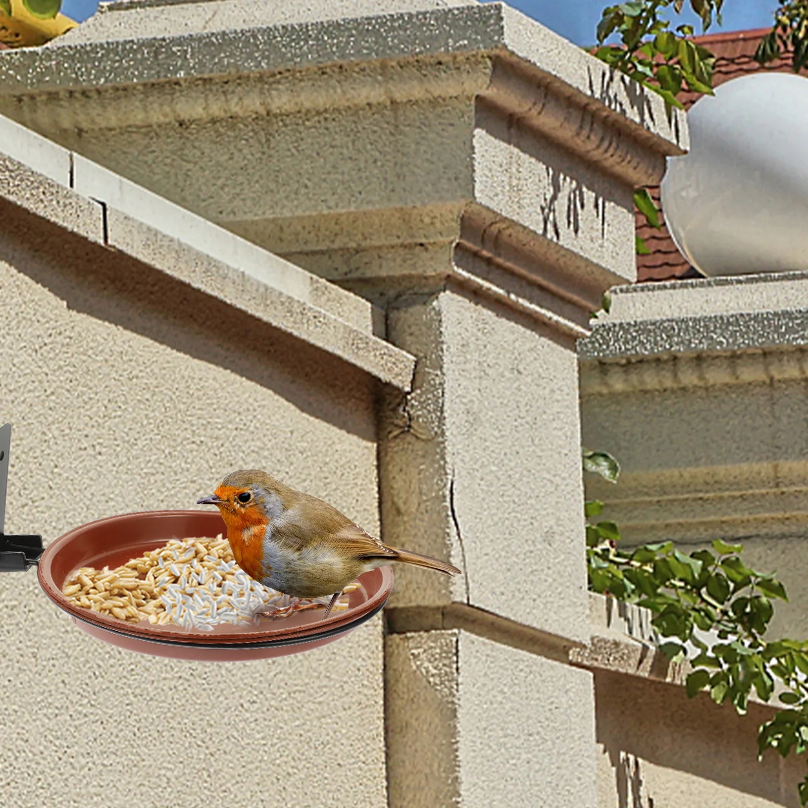 

1Set Hanging Bird Feeder Set Durable Foldable Deck Tray Bird Feeding Station Outdoor Garden Tree Mounted Platform Feeder