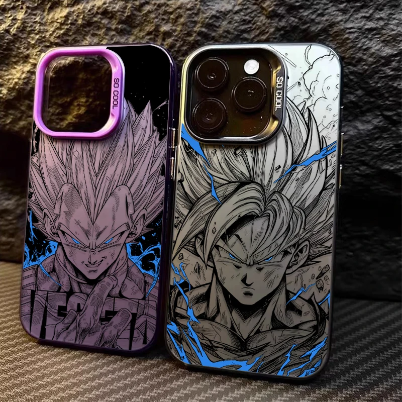 Goku Vegeta Minimalist Case for Samsung Galaxy A26 A36 A56 A25 A35 A55 A34 A54 A13 A33 A53 5G A06 A16 A15 A14 A23 A52 A52S A31