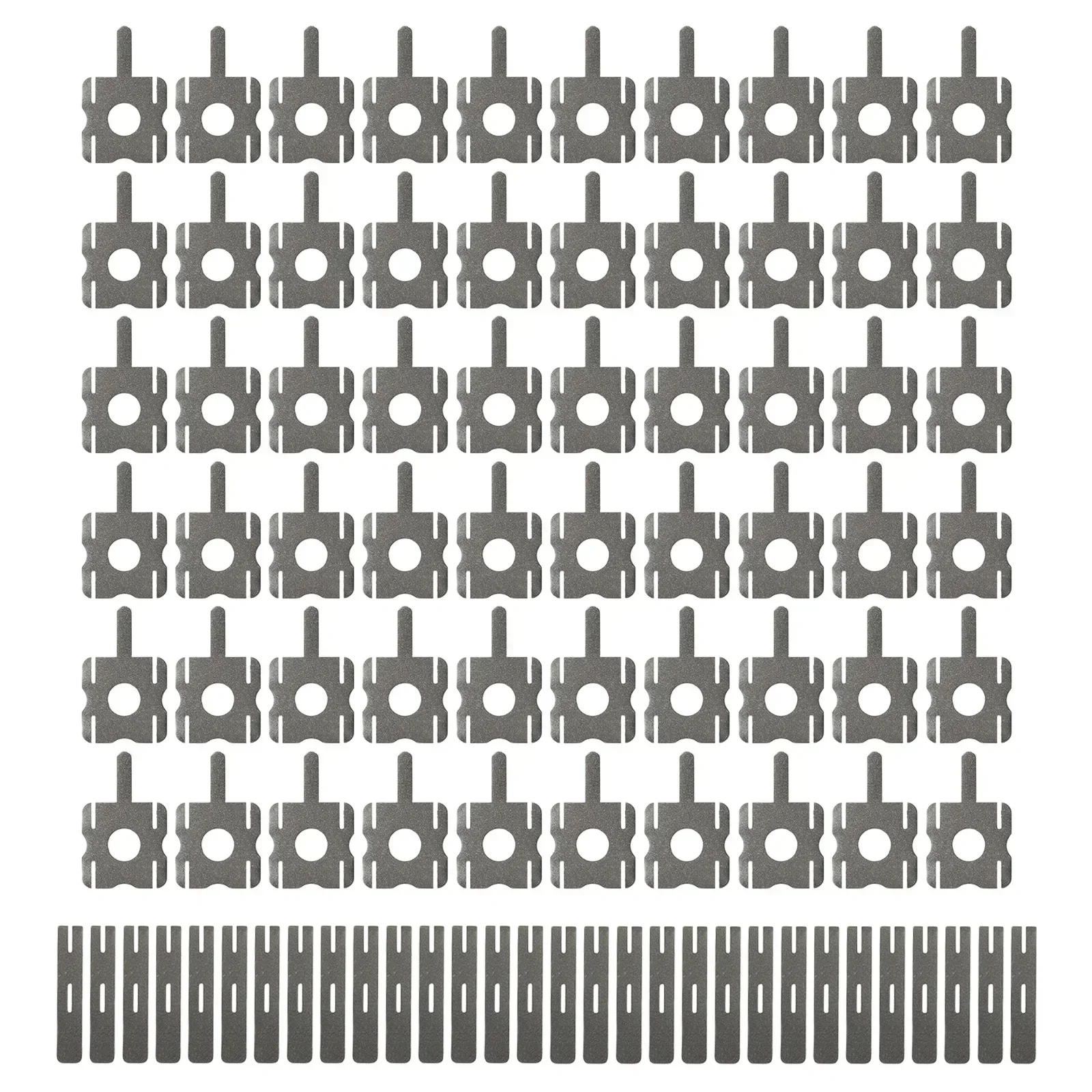 

Lithium Battery Pack Nickel Strip Replace 15set(90pc) Spot Welding Nickel Sheet U-Shaped Battery Plating Nickel Sheet