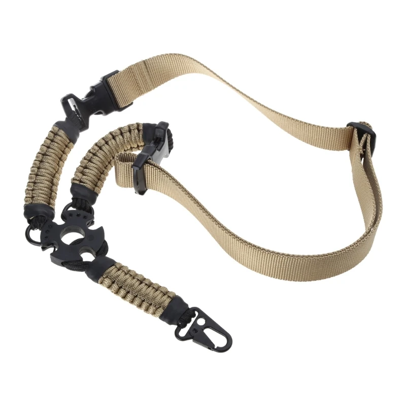 652D Rifles Sling Airsoft Sling 1 Point Strap Sport Sling Shoulder Strap Nylon Sling