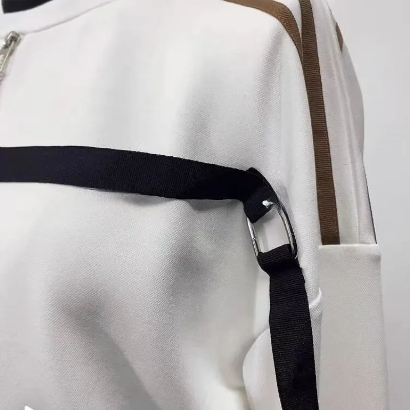 أزياء كاليب التأثيرية لعبة الحب والعميق الفضاء الأخ الأبيض البلوز حزام مجموعة كاملة الرجال الزي الرسمي أنيمي كرنفال فستان الحفلات