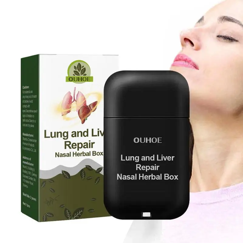 Aromatherapy Nasal Stick Herbal Repair Energizing Inhaler Portable Stick Energy Vapors Dual Stick Nasal Inhaler Boost Energy