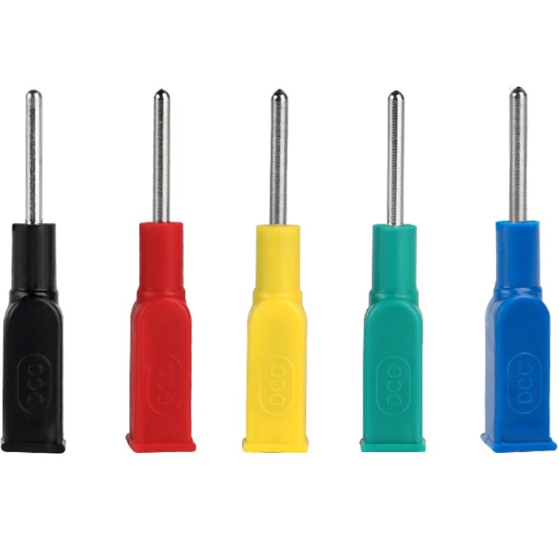 1 szt. Seria Power DCC Wtyczka pinowa 2 mm do 4 mm z gniazdem 4 mm na końcu do testowania wtyczki bananowej