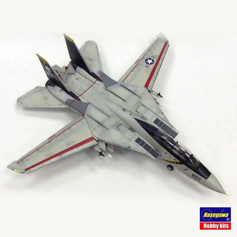 مجموعة نماذج طائرة بلاستيكية مجمعة من Hasegawa 00533 F-14A Tomcat (رؤية عالية) 1/72