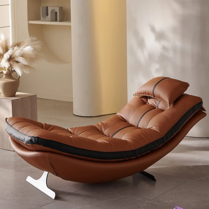 Minimalist design recliner Modern minimalist living room lounge chair Home bedroom