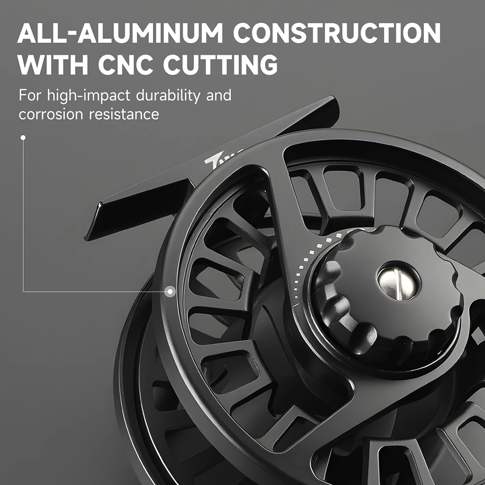 Maximumcatch Tino 3-8wt Die-casting Aluminum Fly Fishing Reel Right or Left-Handed Fly Reel