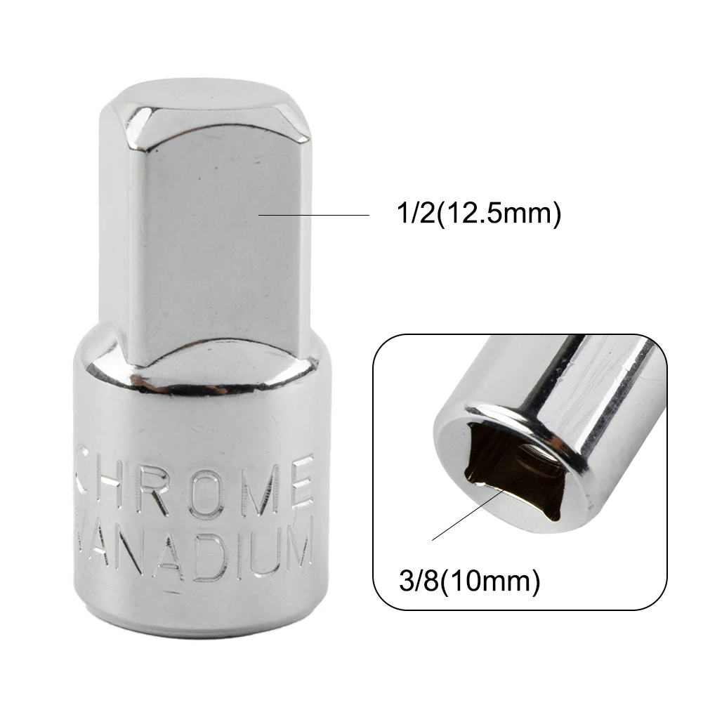 6 szt. Klucz grzechotkowy konwerter nasadowy Adapter głowicy tulejowej 1/2 "do 3/8" do 1/4" ze stali nierdzewnej do 1/4" do 1/2 "do 3/8"