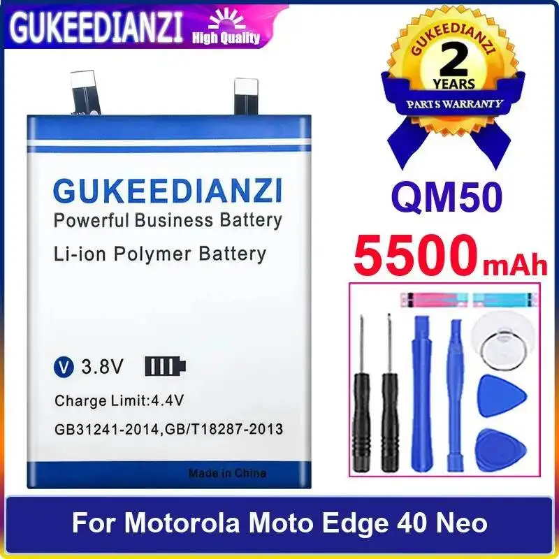 

For Motorola Moto Edge 40 Neo Safe 5500Mah QM50 High-Capacity Mobile Phone Battery