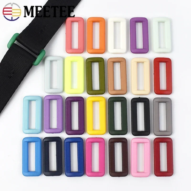 15/20/25/30mm Plastic Ring Buckles for Bag Strap Webbing Belt Clasp Backpack Adjuster Loops DIY Garments Sewing Accessories