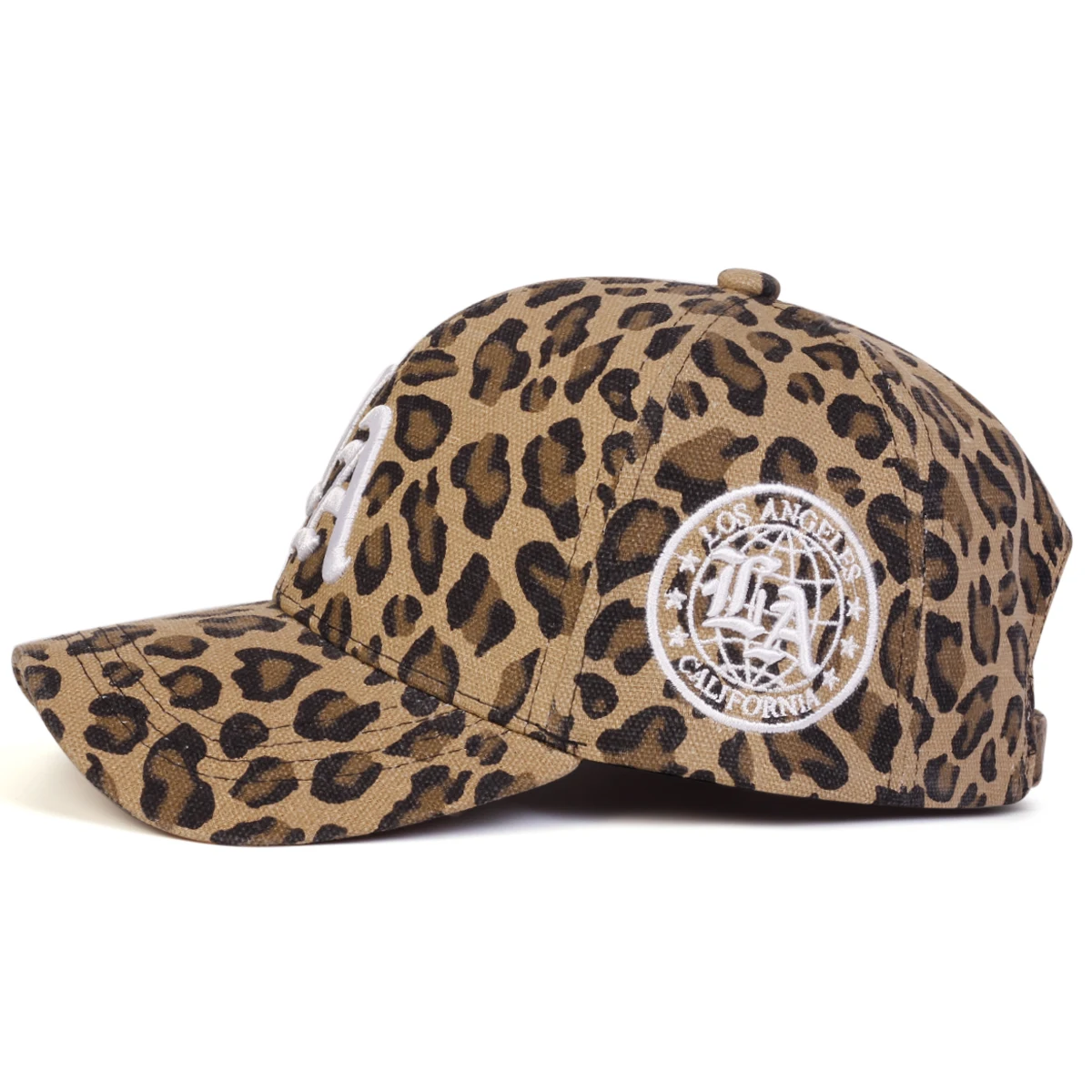 للجنسين القوطية LA التطريز ليوبارد طباعة قبعات البيسبول ربيع الخريف في الهواء الطلق قابل للتعديل قبعات عادية واقية من الشمس قبعة قبعة رياضية #4