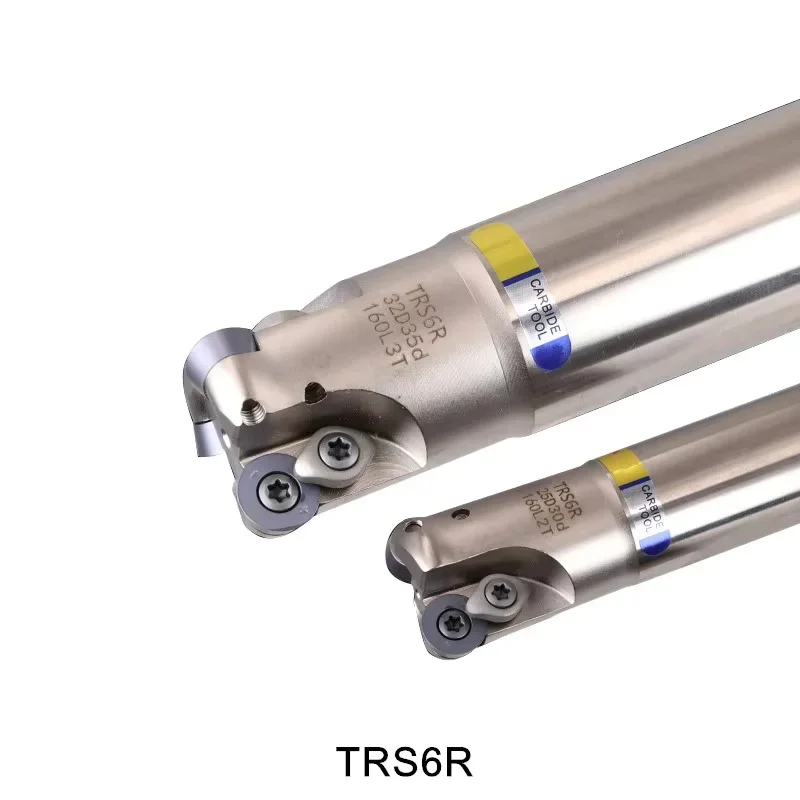 

TRS 6R Фреза с быстрой подачей Удлиненная ручка RDMT10T3MOTN Сплав с ЧПУ Закаленный асеймический стержень Станок Вставки Фрезерный инструмент
