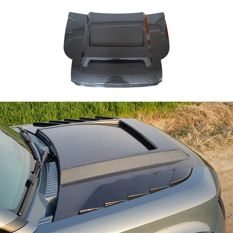 Auto Parts Carbon Fiber Engine Hood Fit 2020-2025 Offroad Vehicle Exterior Replacement Parts