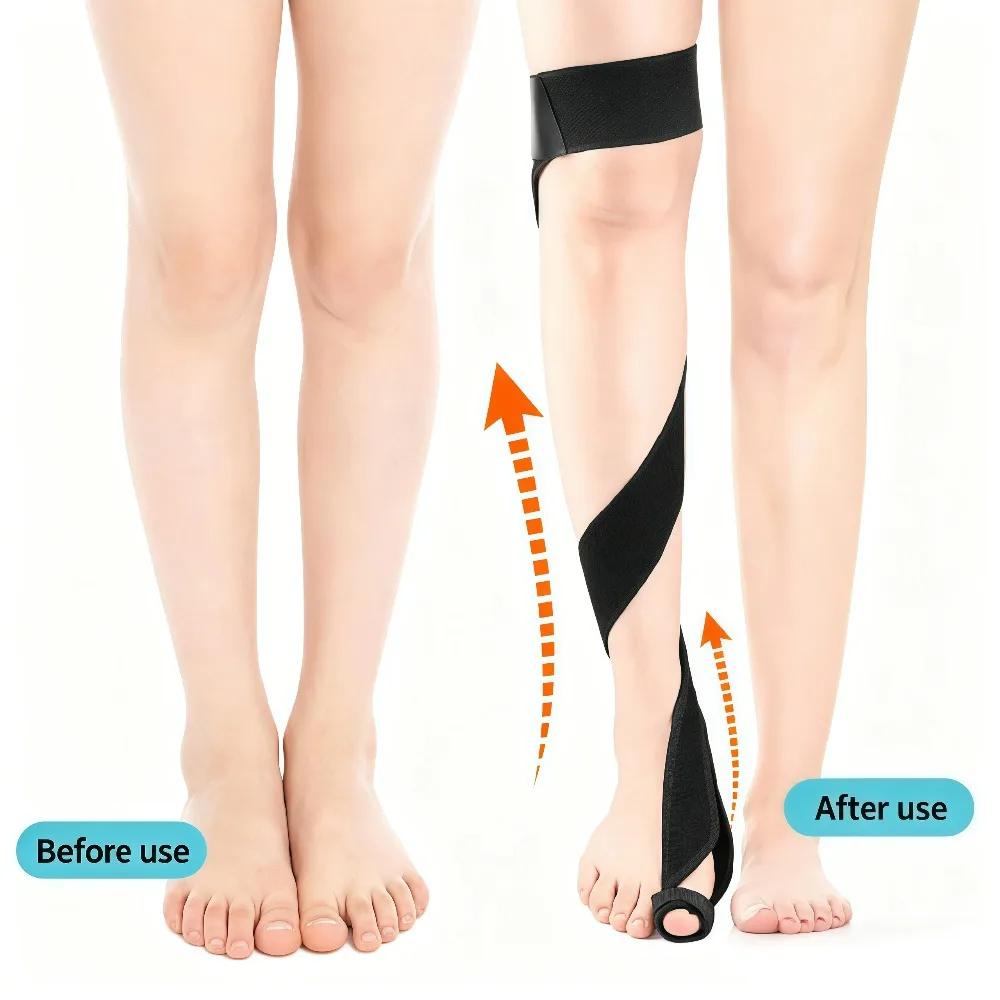 1/2Pcs Child Leg Posture Corrector Bandage, O/X Leg Correction Belt with Adjustable,Thigh Internal/External Rotation Fixing Band