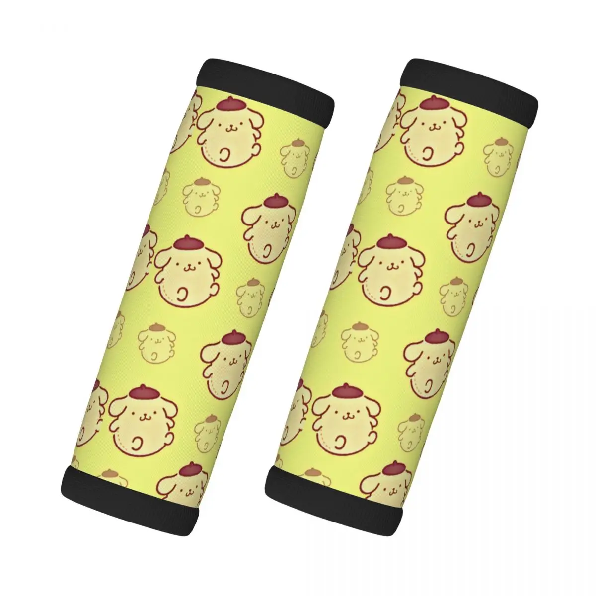 

Custom Cartoon Anime Pom Pom Purin 2 Pcs Luggage Handle Wrap For Door Handle Suitcases Travel Accessories