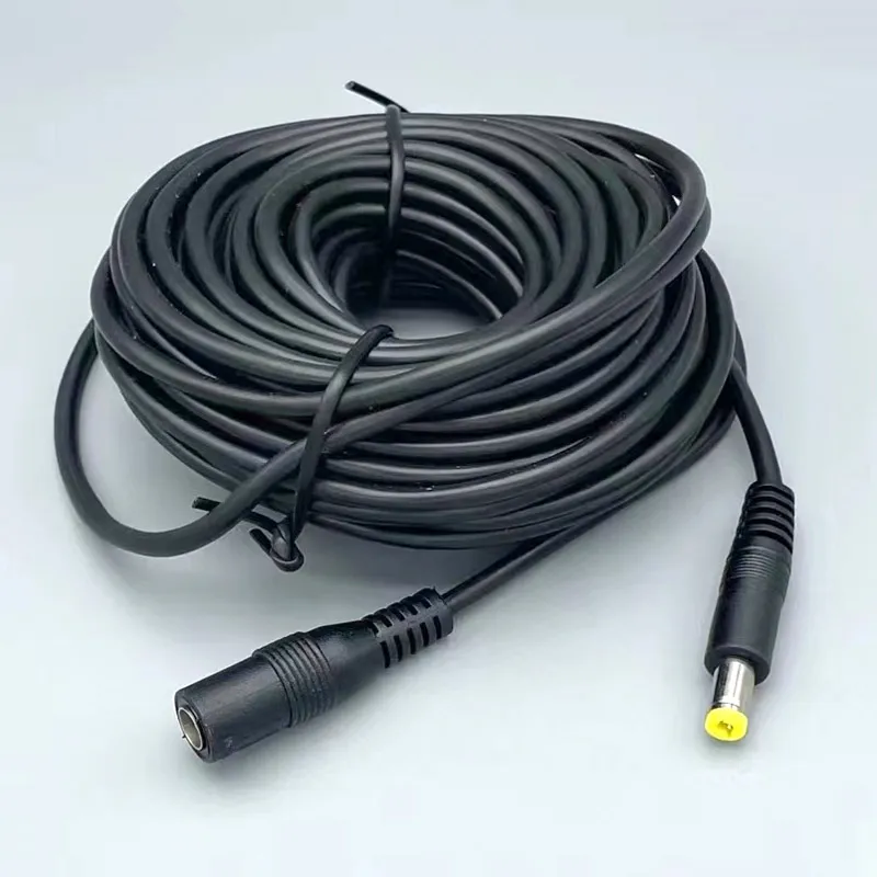 DC12V Power Extension Cable 10M 30Feet 2.1*5.5mm Connector Male To Female power cord For CCTV Security Camera