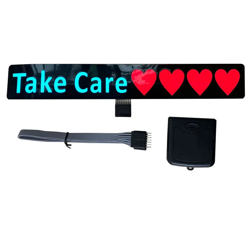 Fashion Windshield Electric LED Wanted Car Window Sticker Auto Moto Safety Signs Car Decals Decoration Sticker view 3