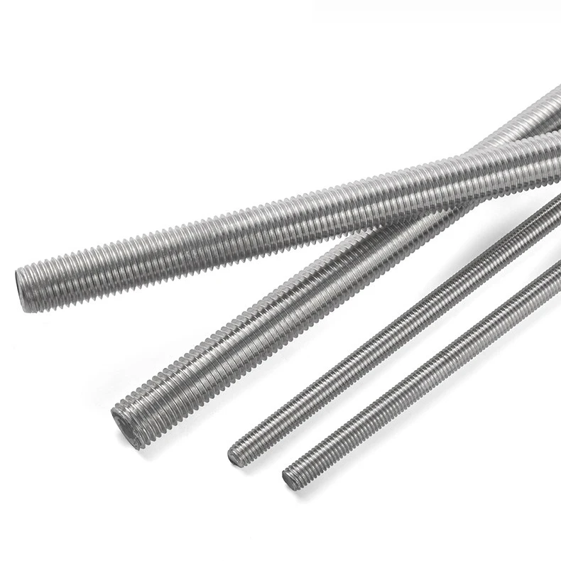 M2 M2.5 M3 M4 M5 M6 M8 M10 M12 M14 M16~m20 304 Stainless Steel Full Threaded Rod Bolt Fully Metric Thread Rods Shaft Bar Screws