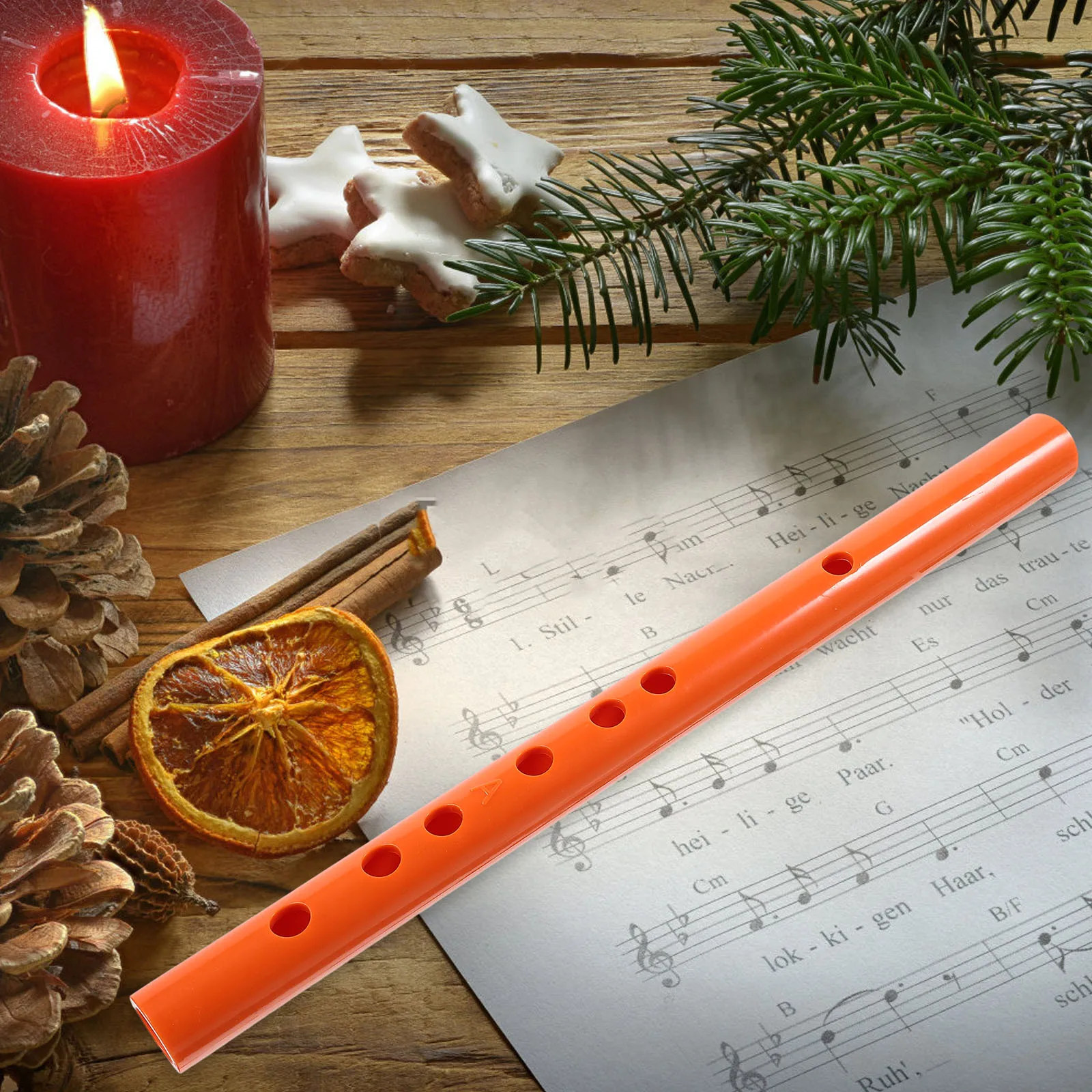 

3Pcs Resin 6-Hole Recorder Music Instrument Beginner Recorder Flute Easy to Use Musical Instrument for Beginners