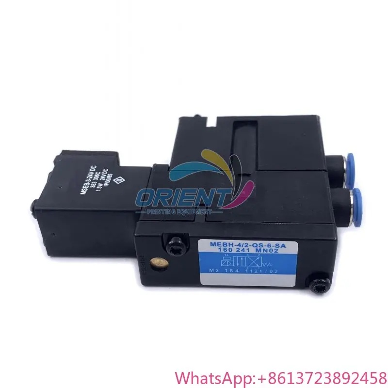 

High Quality M2.184.1121 4/2-Way Valve 160241 MEBH-4/2-QS-6-SA Solenoid Valve for Heidelberg SM102 Printing Machine Parts