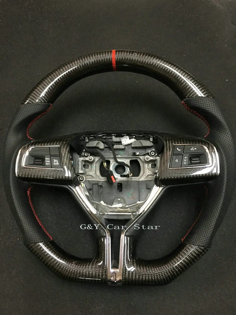 100% Real Carbon Fiber Steering Wheel For Maserati Ghibli