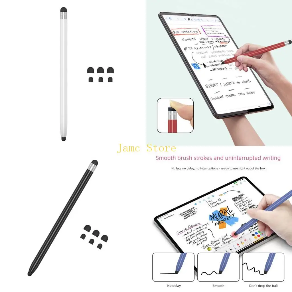 

LX0B Universally Capacitive Styluses Pen For Tablets Phones With Tilt Sensitivity And Smooth Writing Aluminum Alloy Design