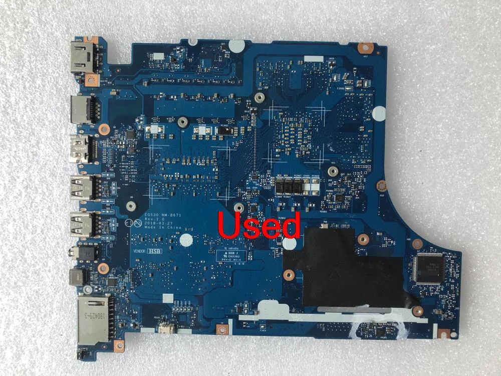 Imagem -03 - Placa-mãe do Portátil para Lenovo Ideapad Nm-b671 33015ich 330-17ich Cpu I78750h Gtx1050 V4g Ram 4g Fru 5b20r46740 5b20r46733