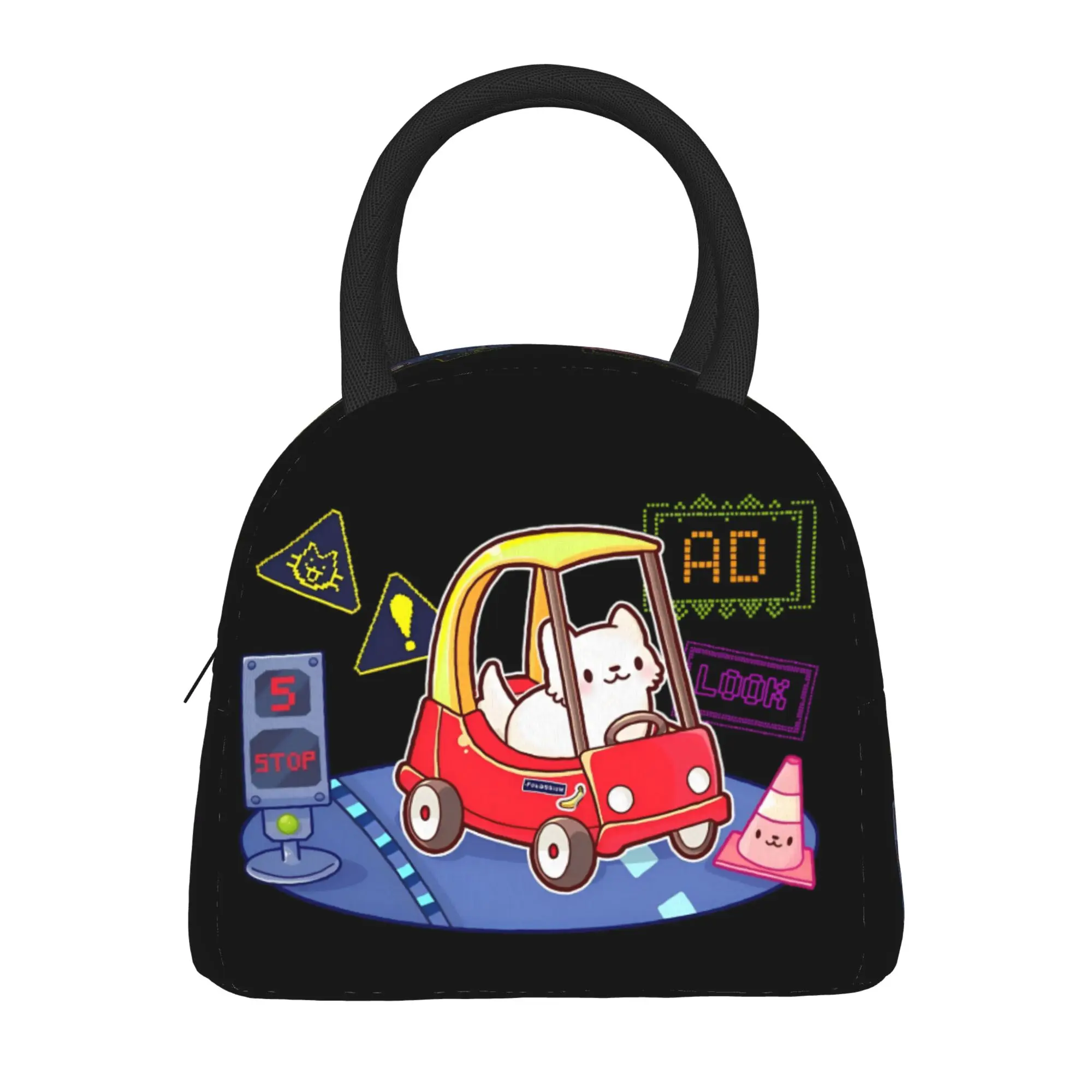 

This Is The Last Thing You See Before You Die-Deltarune Game Lunch Bag For Child Lunch Box Cooler Bag Thermal Tote Handbags