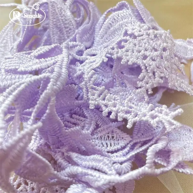 Ranken Blumen und Blätter Spiegel Patches, Kinderkleidung Kleid Spitzenapplikation.Handgefertigte DIY Spitzenkleidungszubehör RS 252141 – Detail 10