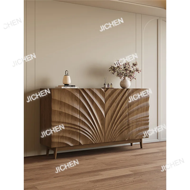 

Medieval Entrance Cabinet French Entry Shoe Cabinet Retro Storage Cabinet Entrance Decorative Storage Solid Wood