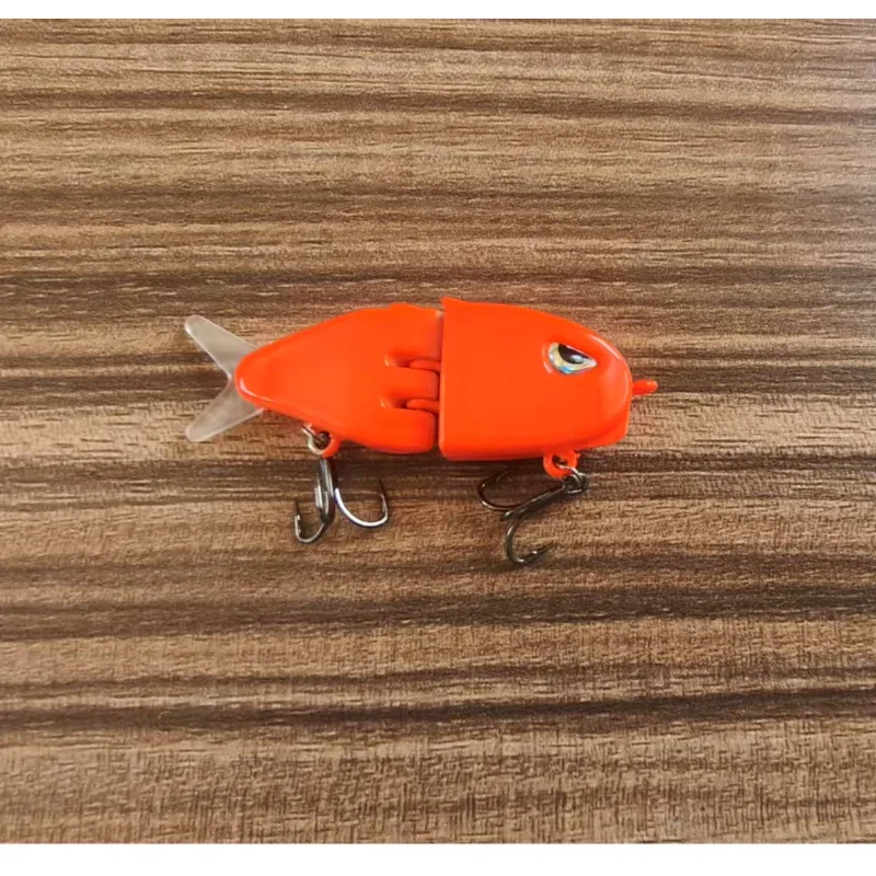 BILLINGS 1 Stück Langsam sinkender Mehrteiliger Pencil-Köder 6cm 6,5g Künstlicher Bionischer Zweiteiliger Schwimmköder mit Doppelhaken – Detail 16