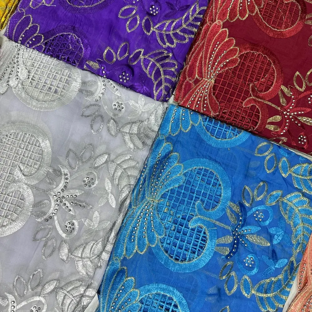 2026 Neuer Afrikanischer Islamischer Damen-Schal Modischer Pashmina-Turban Gebetstuch 100% Baumwolle Bestickter Schal Muslimischer Party-Hijab für Damen – Detail 8