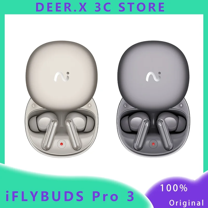 IFLYBUDS Pro 3 AI Translation Earphones Recording and Writing Active Noise Reduction Bluetooth Wireless Earphones