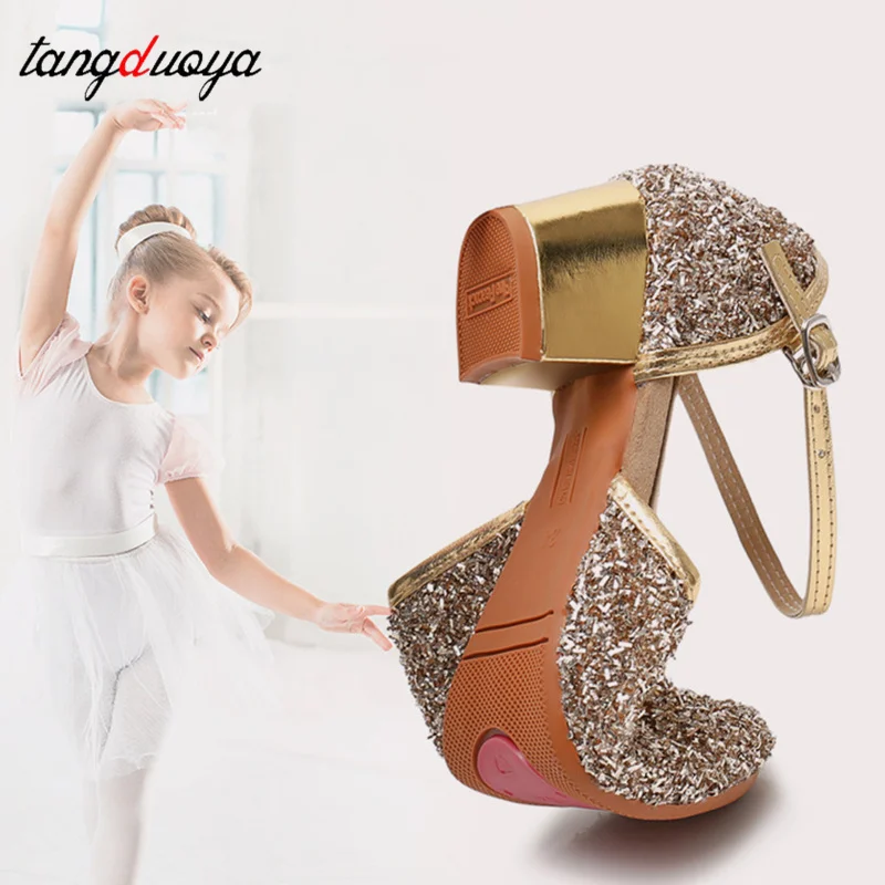 Flash nowoczesne buty do tańca towarzyskiego Salsa tango latynoskie dziecięce dziewczęce damskie buty na występy salsa buty do tańca latynoskiego wysokiej jakości