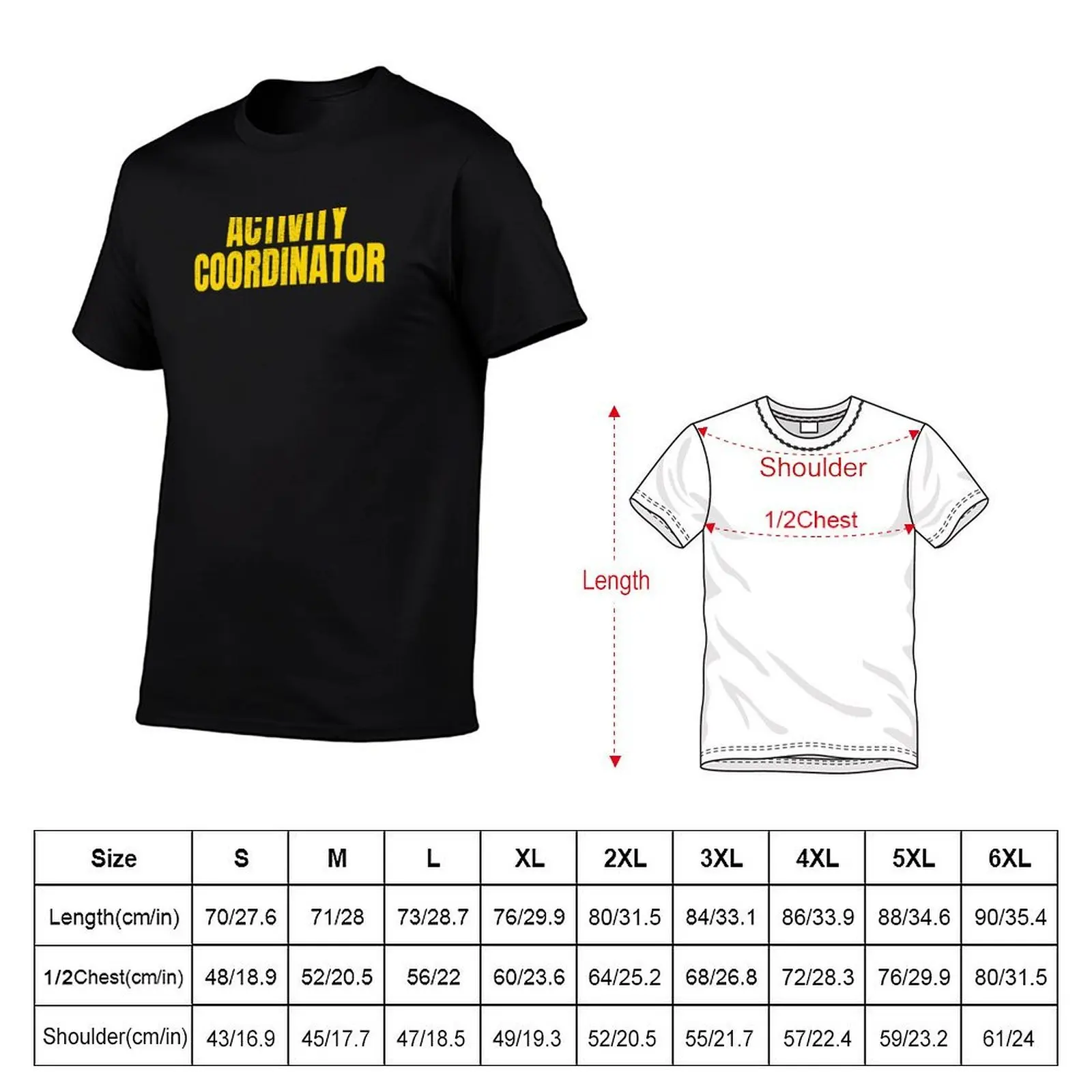 Activity Coordinator T-Shirt Blouse vintage graphic tee mens graphic t-shirts pack