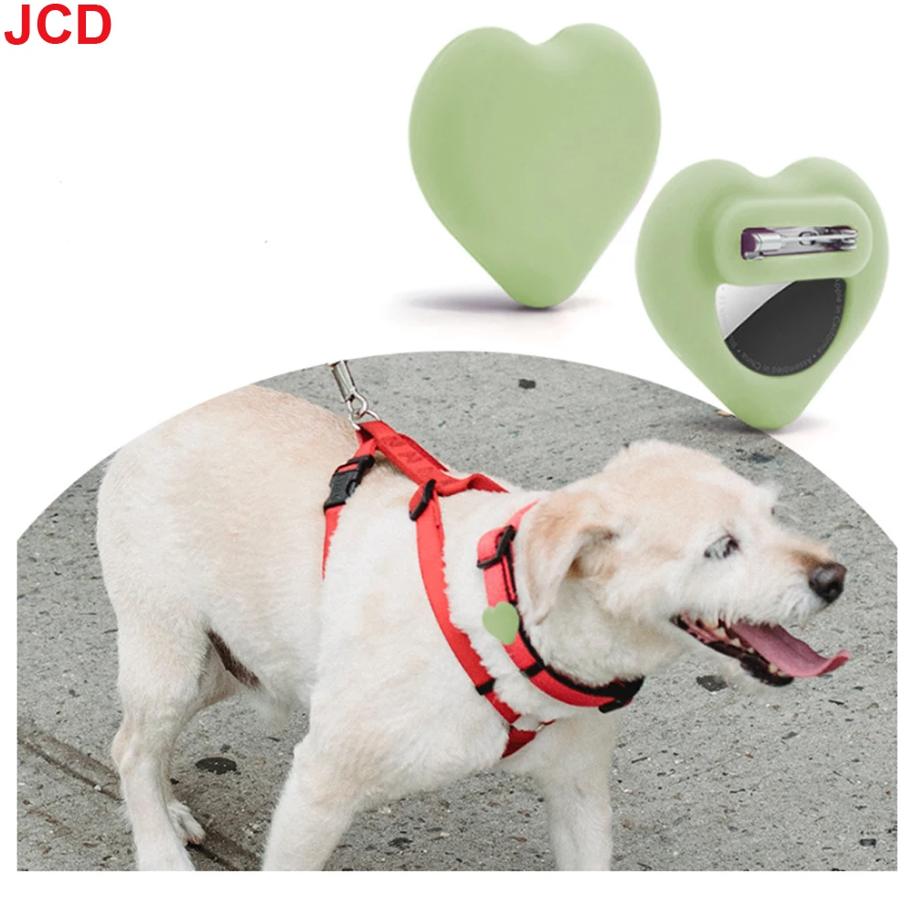 1pc Herzförmige Silikon Schutzhülle für Airtag Kinder Ältere Haustier Anti Verlust Gerät Schnalle Schutzhülle Anti-scratch Shell