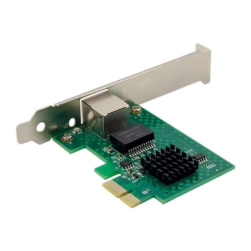 2X I225-V Network Card, Pci-E  I225 2.5G Ethernet Server Network Card For Desktop Computers