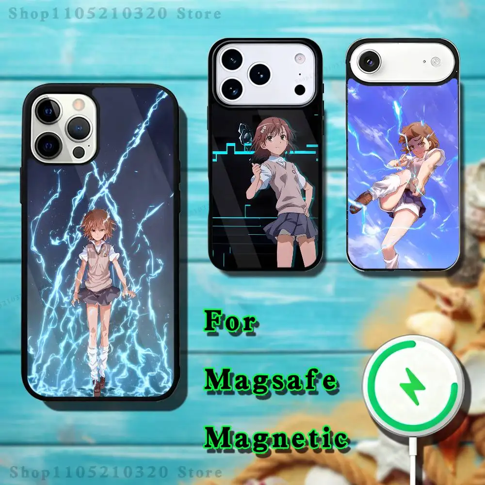 

A Certain S-Scientific Railgun Phone Case iPhone 17,16,15,14,13,12,11,Pro,Max,Plus,Mini,SE4,E Magnetic Magsafe Wireless Charging