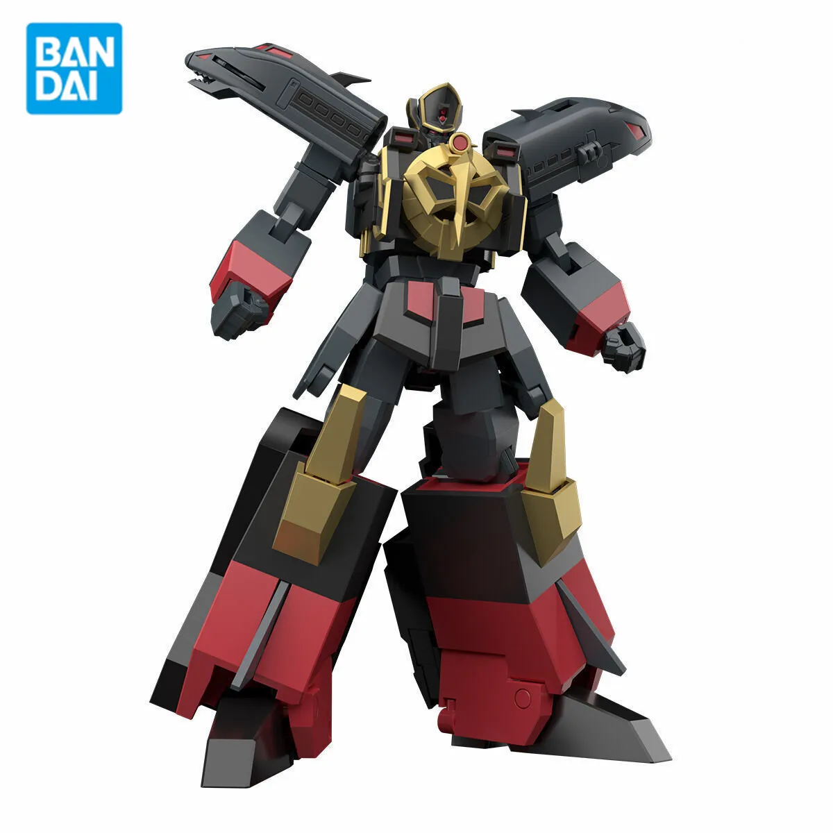 

In Stock Bandai SHOKUGAN Anime Figure The Brave Express Might Gaine PVC Action Figures Black Mightgaine Model Toys for Children