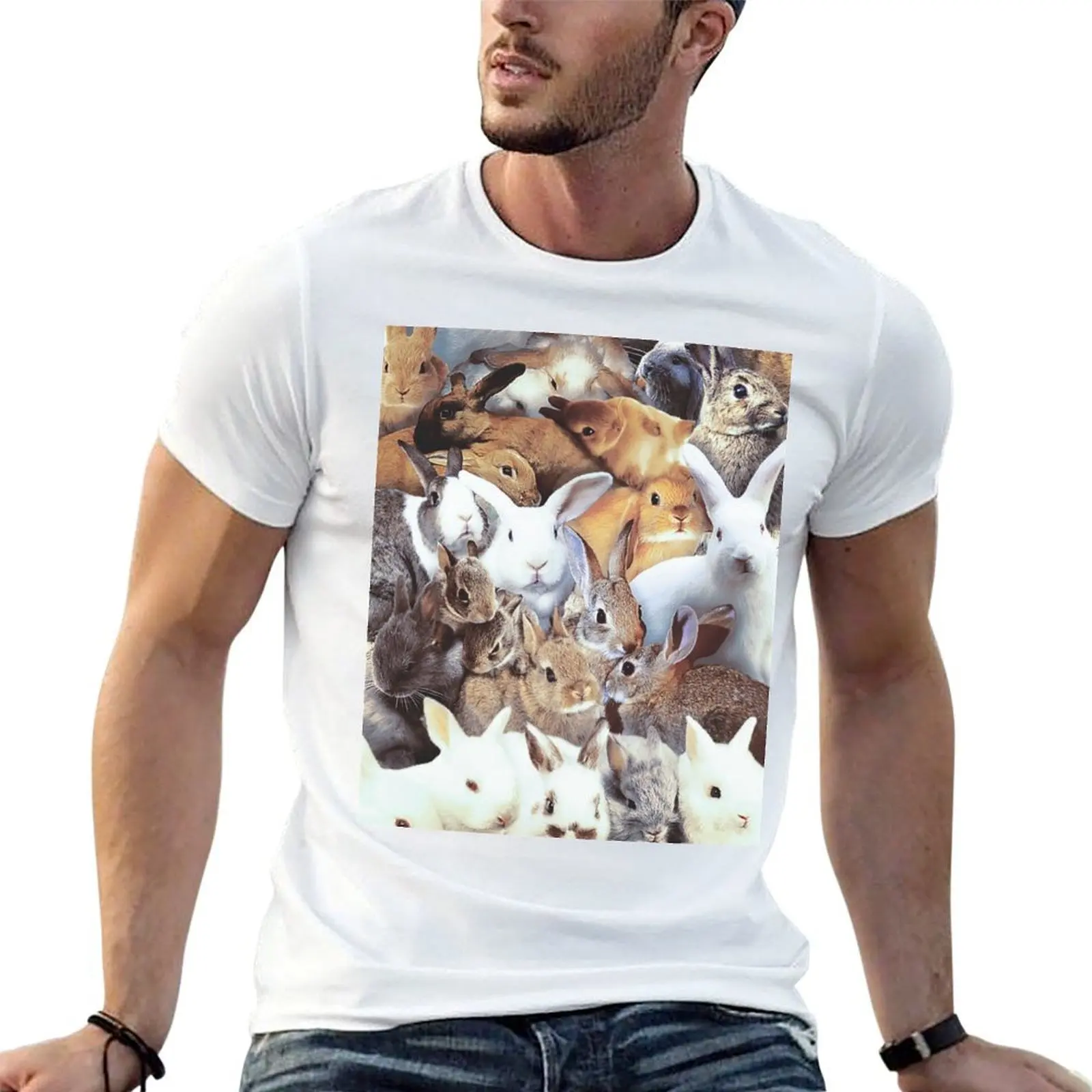 

Rabbits T-Shirt g man t shirts for men man t shirt designer printed t shirts for man T-shirt