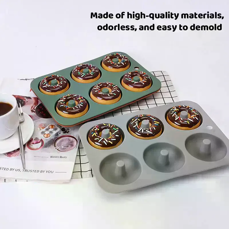 Donut Mold Silicone - Silicone Donut Mold DIY Handmade Cake