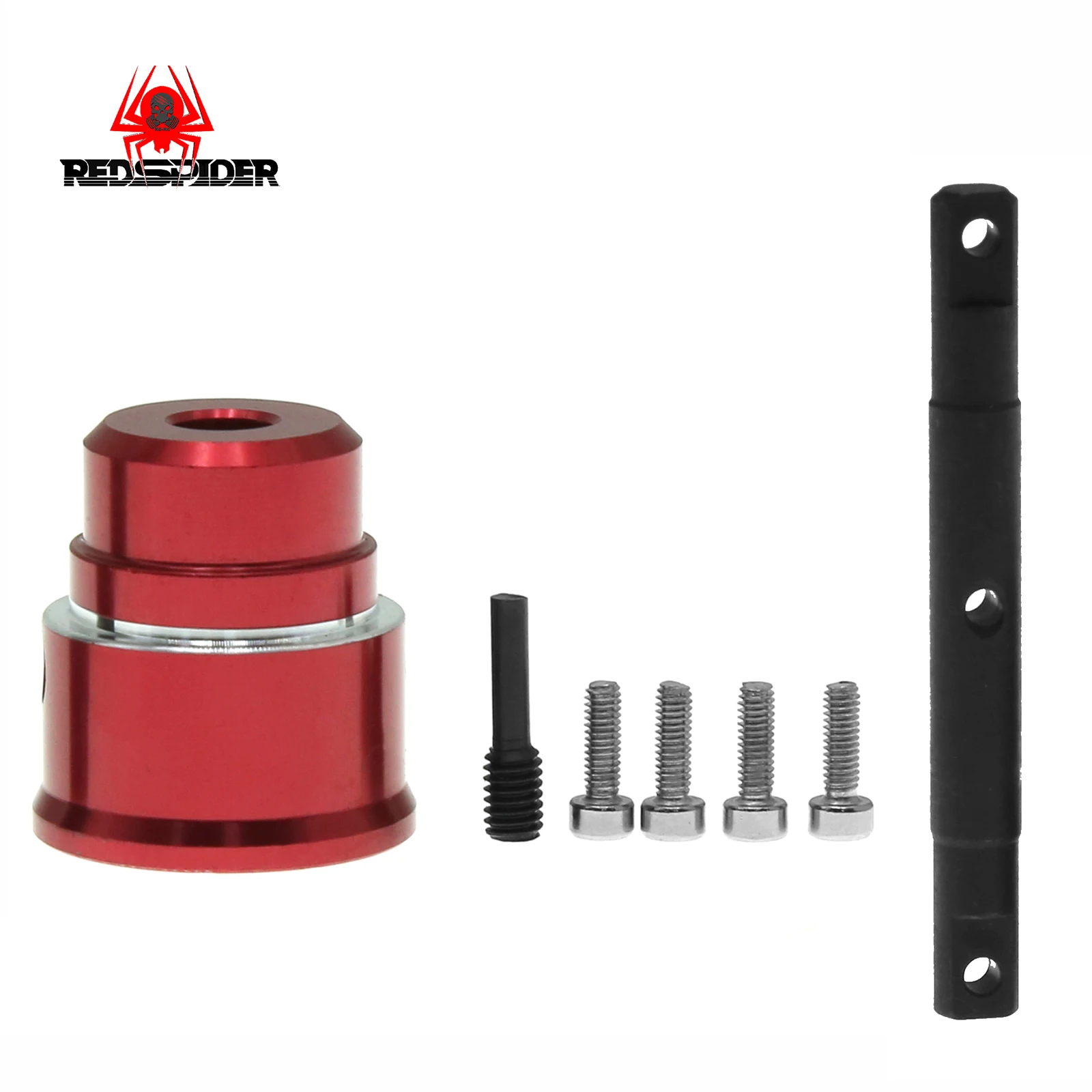 RED SPIDER Aluminum alloy lock shaft for  1/10 RC Car Traxxas SUMMITlarge S 56076s