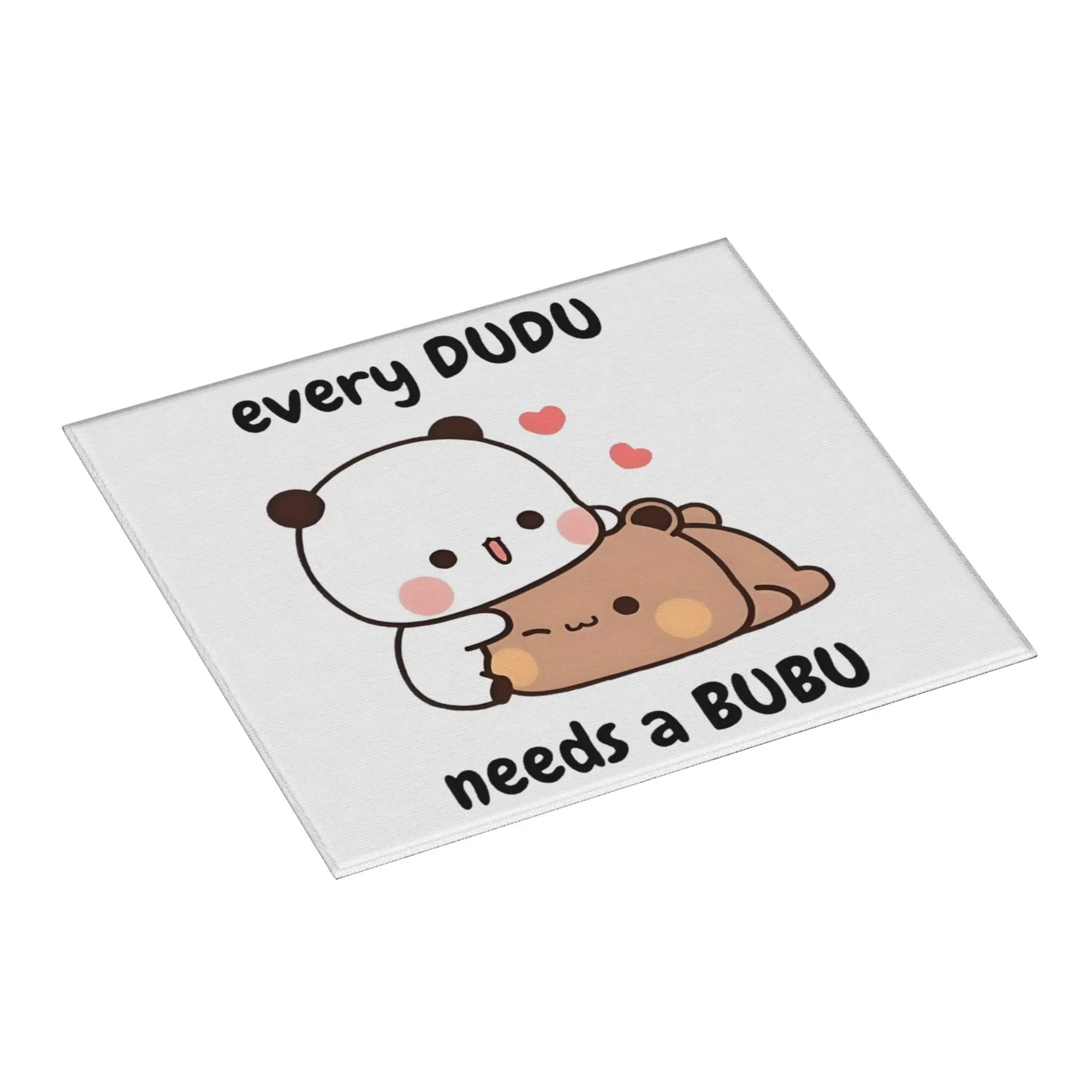 Drying Mat For Kitchen Bubu Dudu Panda And Brownie Bear Couple Water Absorbent Waterproof On Slip Kitchen Counter Protector Mat