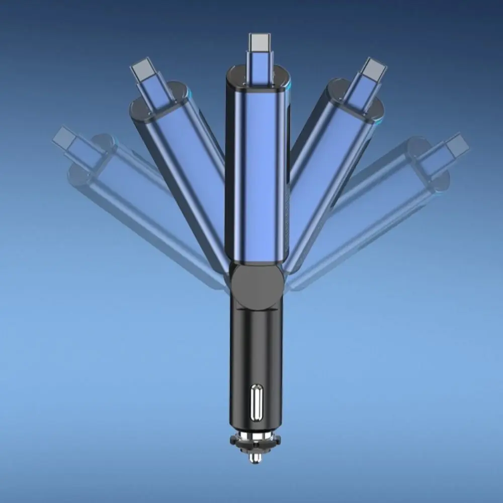 

Универсальное автомобильное зарядное устройство со светодиодным дисплеем SC09 PD65W Мини-автомобильное зарядное устройство USB-адаптер Быстрая зарядка внедорожника