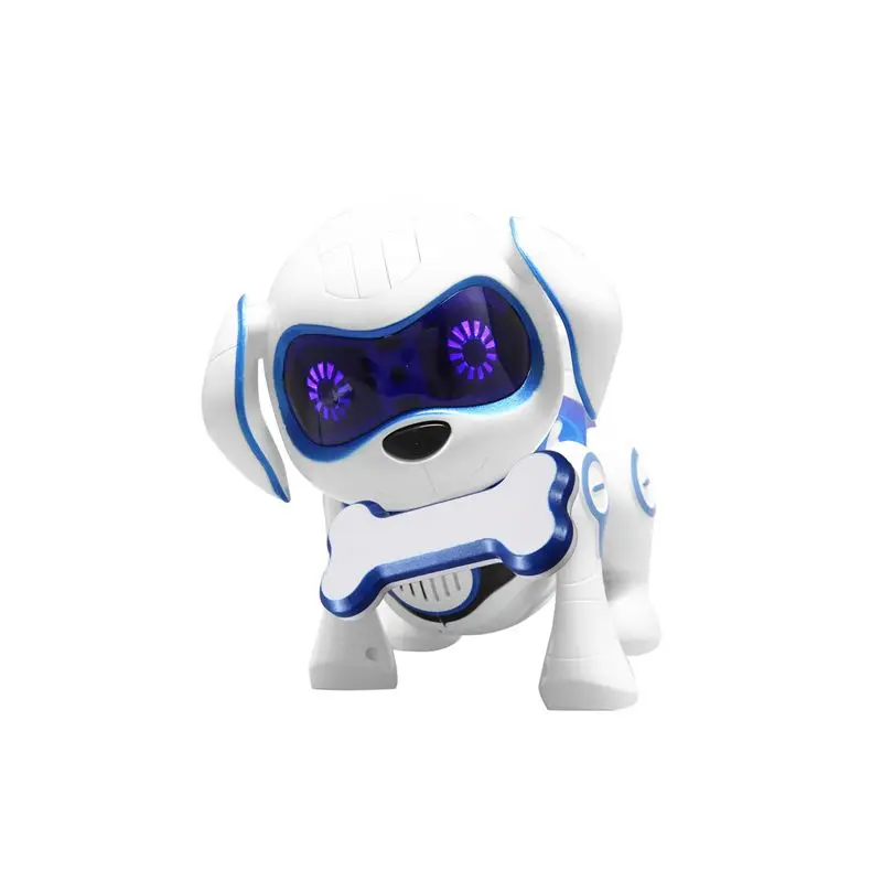 BEDW-2X Robot Dog Electronic Pet Wireless Robot Puppy Smart Sensor Will Walk Talking Remote Dog Robot Pet Blue