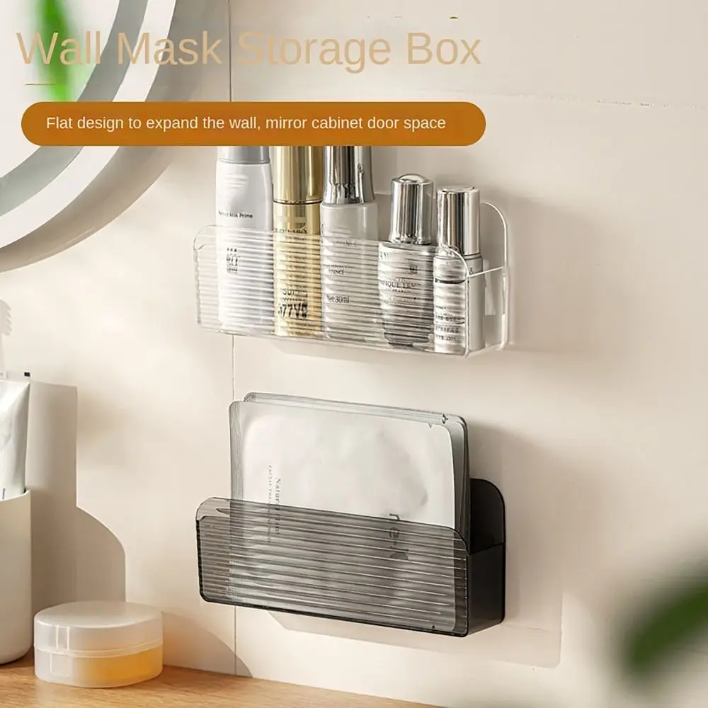 Настенный контейнер для хранения макияжа с 2 шт. гелевых водонепроницаемых контейнеров для хранения губной помады ледниковые полосы без перфорации разные цвета Органайзер