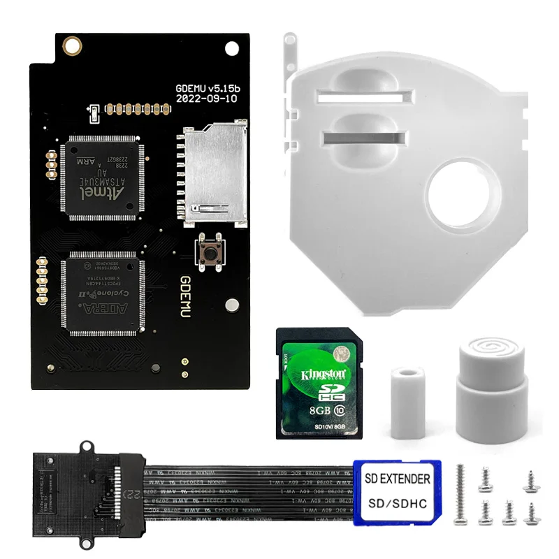 GDEMU 5 20 V5.15/5.15b/5.20.5 Optische Drive Emulatie Board en Remote Card Mount Kit voor DC Console Voor SEGA Dreamcast DC VA1