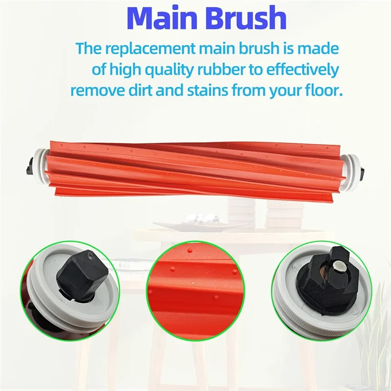 

ABGH-For Roborock Q7/Q7+/Q7 Max+/Q7 Max Plus Robot Vacuum Cleaner Main Side Brush Hepa Filter Mop Cloth Dust Bags Spare Parts