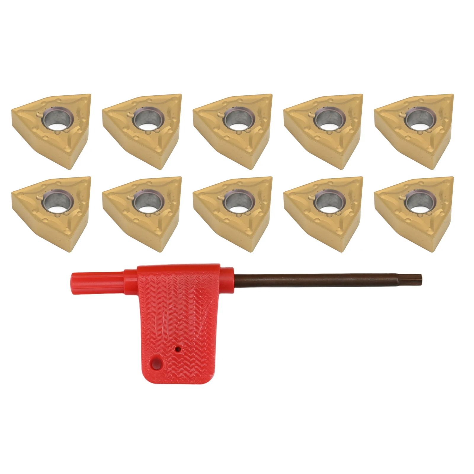 WNMG080404 for carbide Turning Inserts for Lathe Tool Holder 10 Pack for Semi Finishing and Finishing Applications