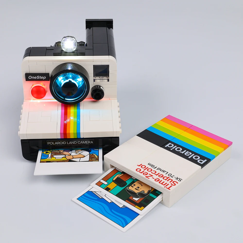 EASYLITE Led Light Kit per idee Polaroid onepstep SX-70 Camera 21345 Building Blocks mattoni giocattoli fai da te Set regalo No Model